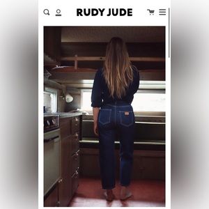 Rudy Jude NWT Adult Utility Jeans - Classic Indigo Size 1 Custom 24” inseam